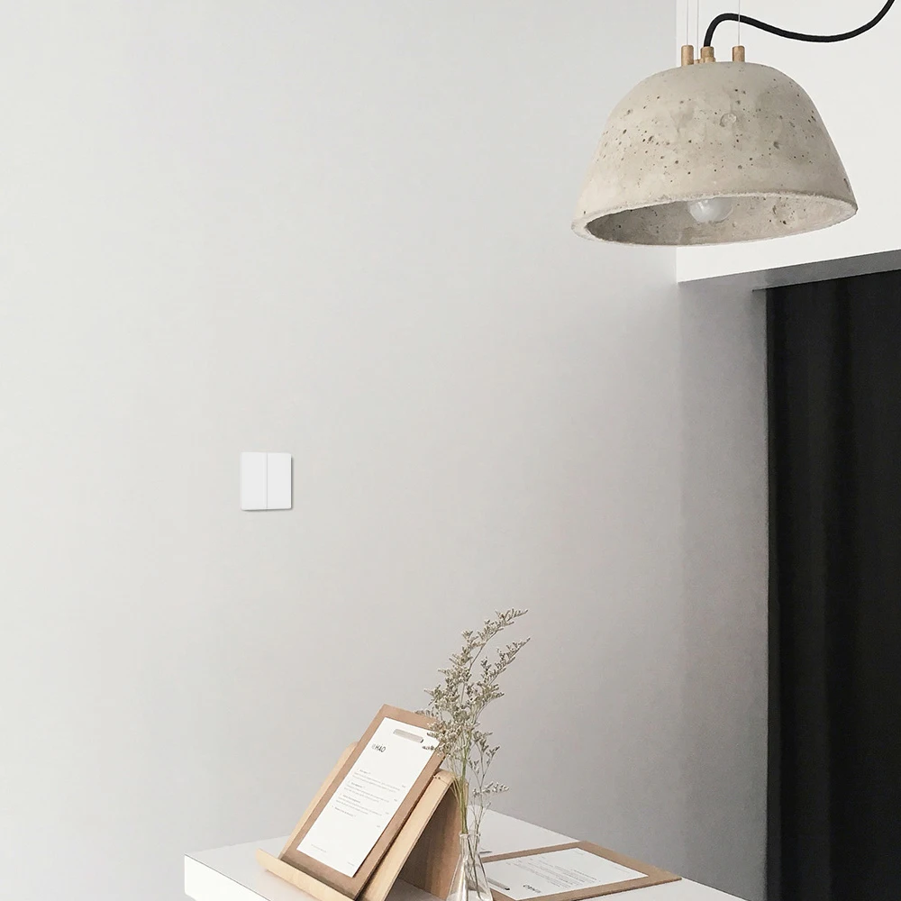 Настенный выключатель Aqara Smart Line Fire Wire Light умный дом дистанционное управление беспроводной ключ настенный выключатель для Xiaomi Mi приложение для дома