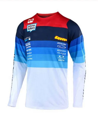 pro team moto jersey DH BMX Горные spexcel moto cross racing mtb мотоциклетная футболка с длинным рукавом Горячая мото Джерси
