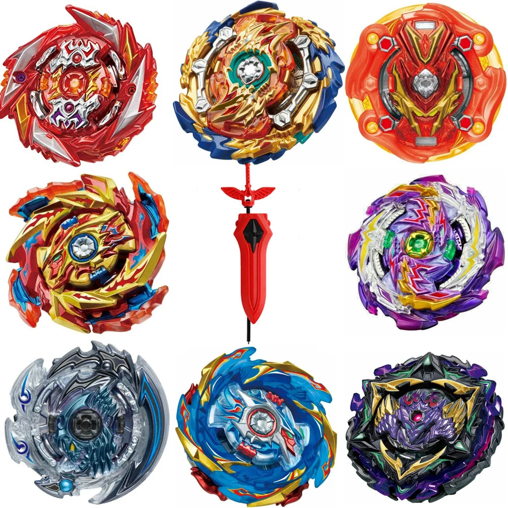 Children Toys Spinning Top BattleSuper Battle Blades Large 16 Battle Arena Launchers Ripcords Grips Carry