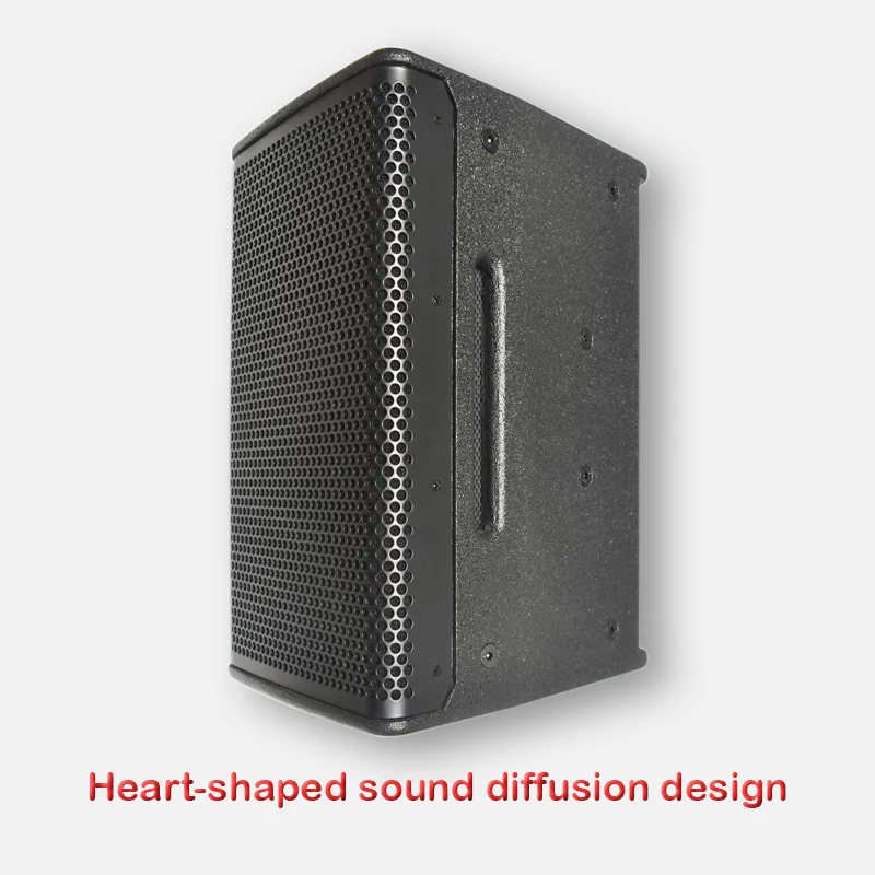 Dual 6.5 inch Active Compact Column PA Speaker Powered Slim Loudspeaker Point Source Speaker