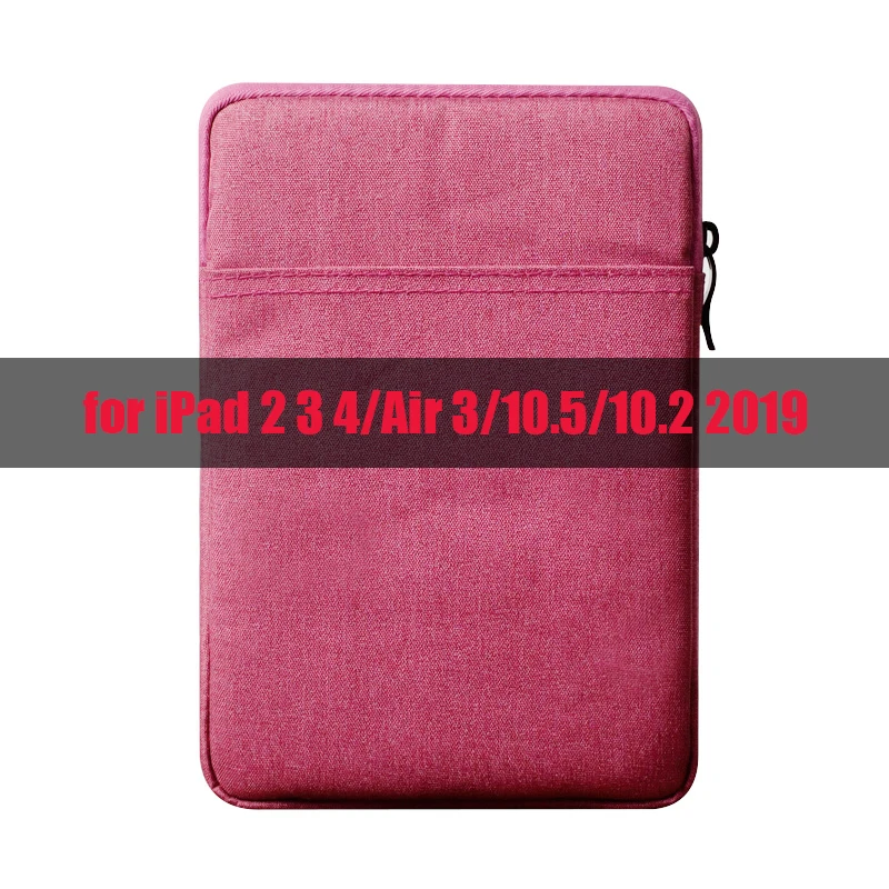Сумка для планшета для iPad 9,7 чехол мягкий чехол для iPad Air 2/1 Pro 10,5 Pro 11 Air 10,5 10,2 Mini Funda Capa - Цвет: Pink-3