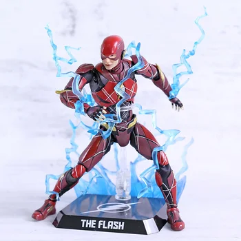 

DAH-006 Justice League The Flash PVC Action Figure DC Super Hero Movable Mdoel Toy