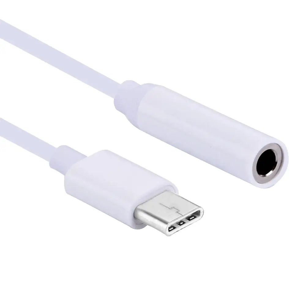 USB Type-C To 3.5mm Headphone Jack AUX Audio Cable Adapter For Samsung LG Nexus Oneplus Nokia Xiaomi Huawei Type C Smart Phones