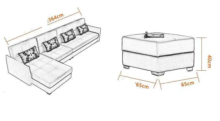 La Casa Pouf современный секционный Meble Do Salonu Puff Asiento кресло мобиля Mueble De Sala набор мебели для гостиной диван-кровать