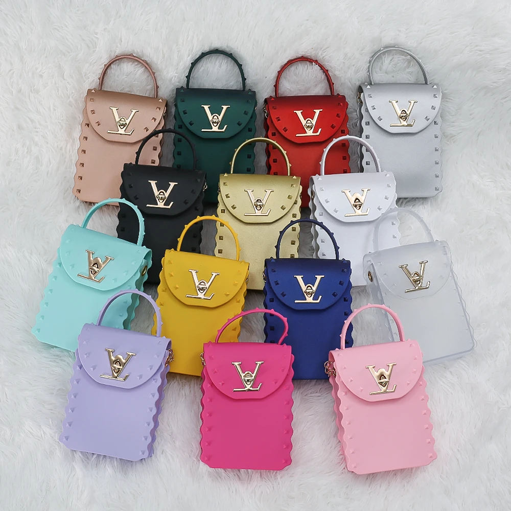 de diseñador para mujer, carteras de pvc de marcas famosas, de gelatina, de | - AliExpress