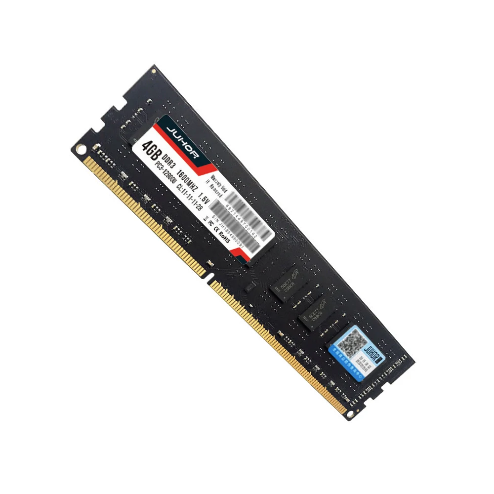 JUHOR DDR3, 4 ГБ, 8 ГБ, 1600 МГц, 1,5 в, настольный ПК, банк памяти, оперативная память, низкая мощность, 240pin, для всех настольных компьютеров AMD, Intel