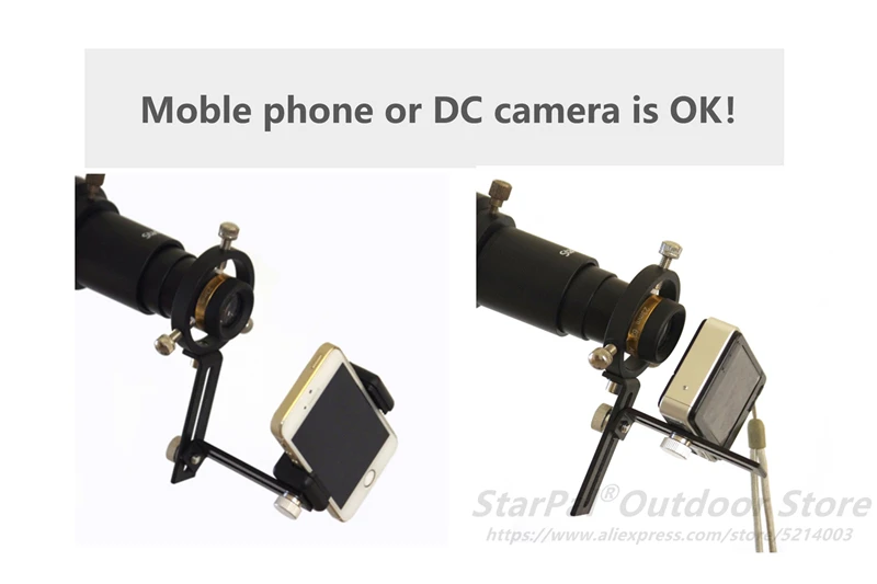 StarPal адаптер смартфон камера DC для телескопа и микроскопа адаптер 20-50 мм диаметр окуляра