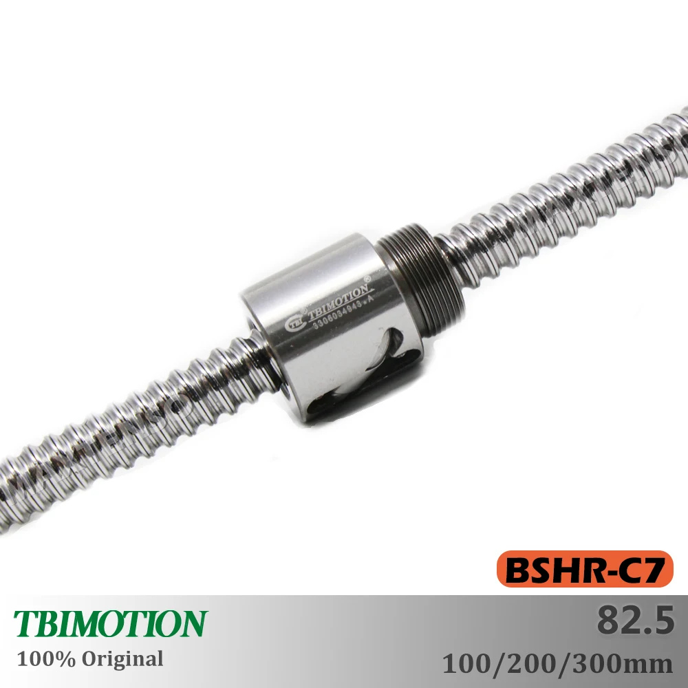 TBI Motion C7 шариковый винт Профессиональный BSH82.5 с 100/200/300 мм Высокая точность мини шариковая гайка Премиум CNC части