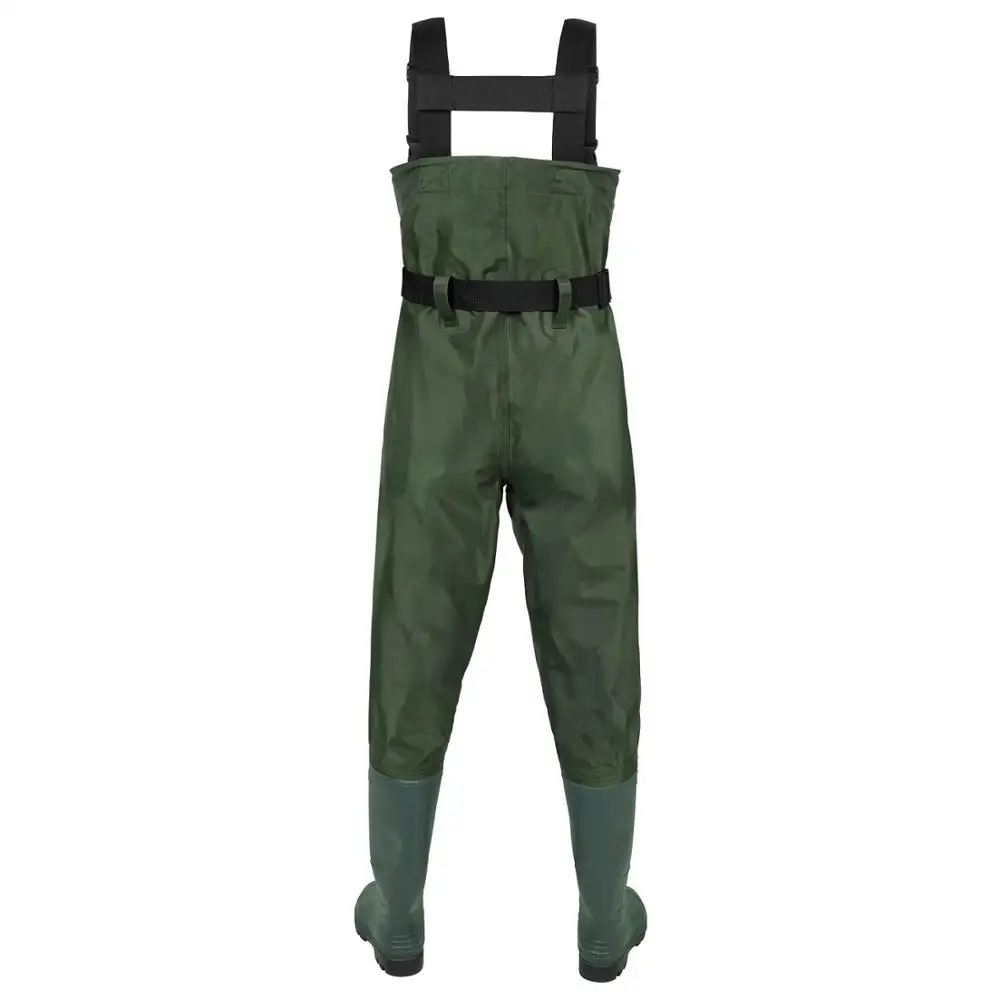 TideWe Bootfoot Waterproof 2-Ply Nylon/PVC Chest Waders Multi-purpose Fly Fishing Hunting Waders for Men and Women