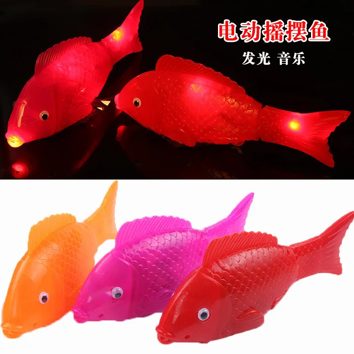 Проекция Инь улыбающаяся рыба детская модель фонаря с электрической ручкой рыбная батарея покупка другой рыбы материковой части Китая летучая мышь