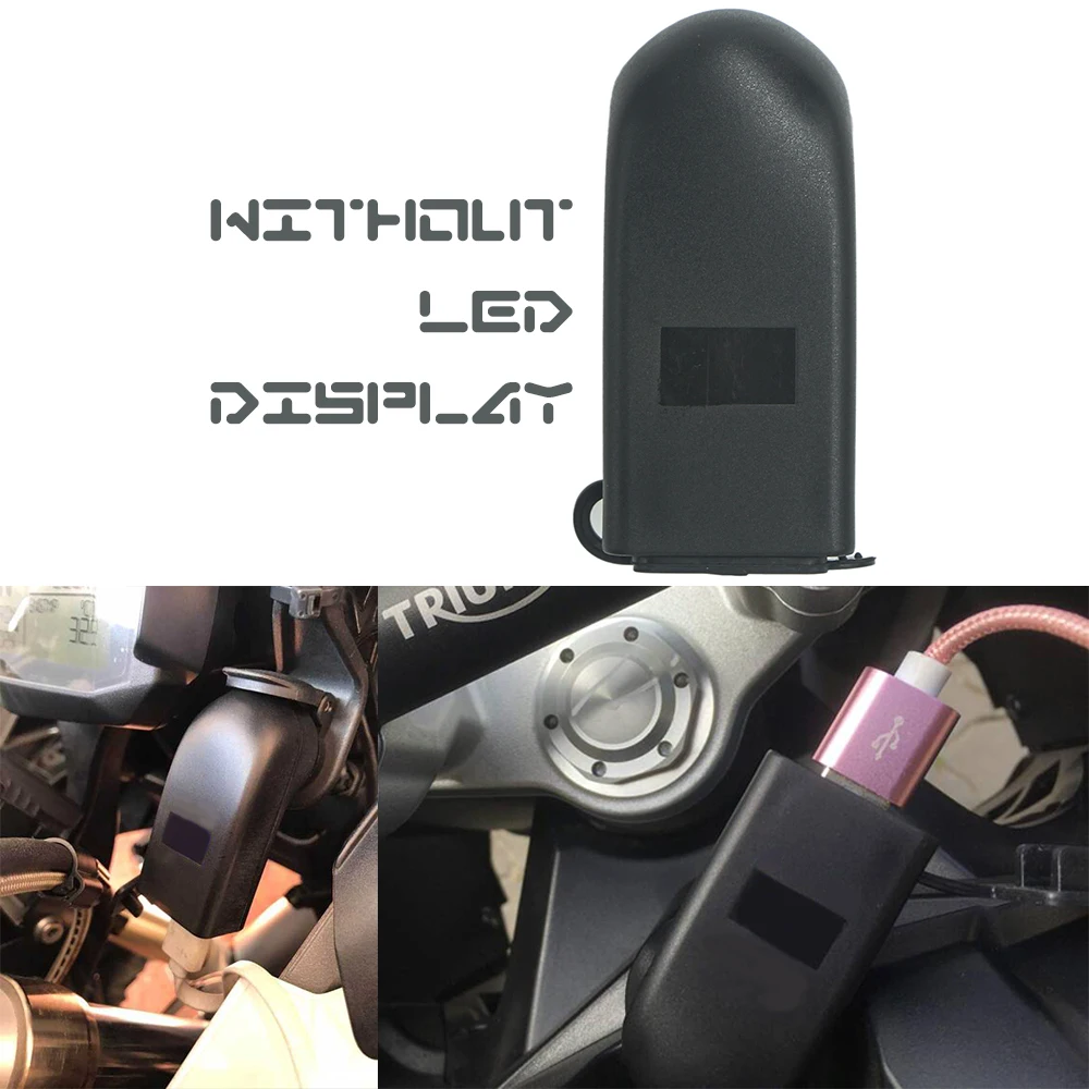 

for BMW R1200GS S1000XR F850GS R1250GS/ADV LC F750GS R1200RT Motorcycle Dual USB Charger Power Adapter Cigarette Lighter Socket
