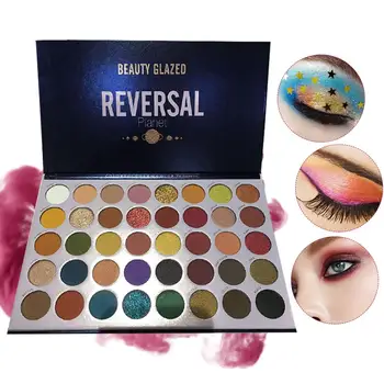 

40 Colors Makeup Eyeshadow Palette Matte Waterproof Glitter Pigment Smoky Eye Shadow Pallete Shimmer Make Up Palette