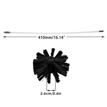 

Chimney Cleaner Brush Rod Flexible Connector Cleaning Tools Sweeper Fireplace