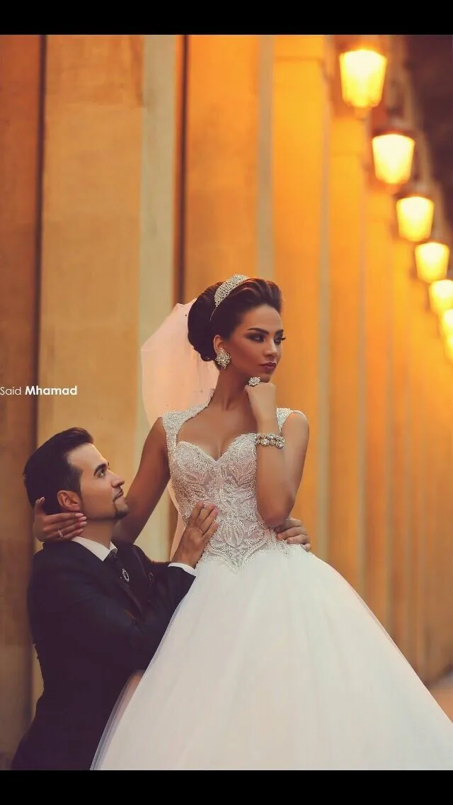 

2018 Glamorous Juliet Neckline High Collar Beaded Pearls Cap Sleeve Sheer Back bridal gown mother of the bride dresses