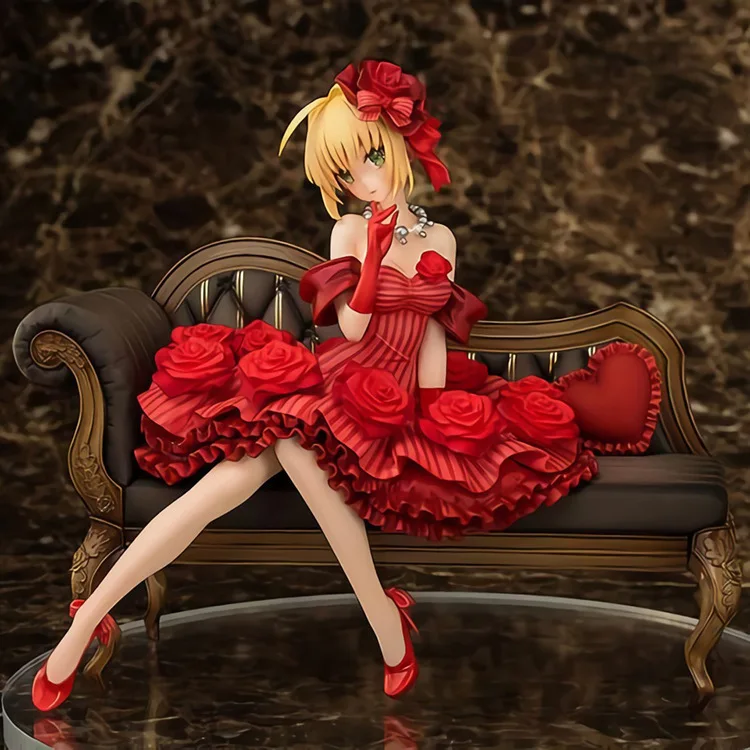 Вечеринка ночь прелестная мать королевская сестра Fate Nero Idol император вечернее торжественное платье диван сидя Гараж Комплект Модель