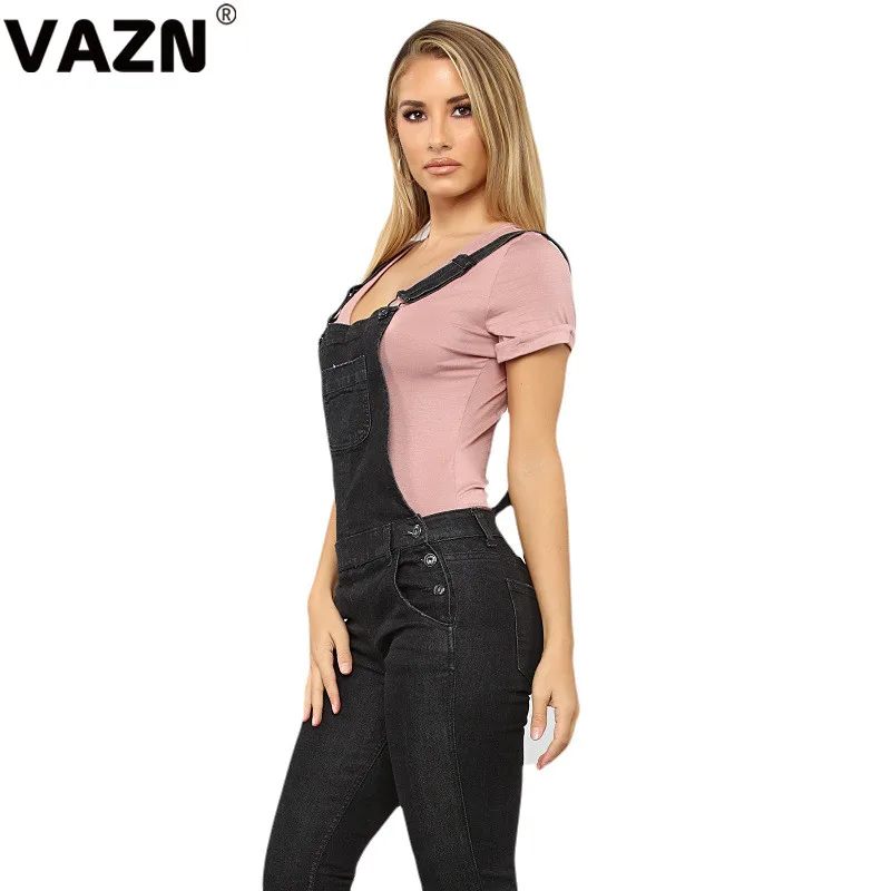 VAZN, офисные новые женские штаны, джинсовые комбинезоны, модная одежда для активного отдыха, длинные джинсовые штаны, джинсы с расклешенным низом на осень
