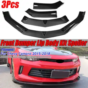 

High Quality Car Front Bumper Splitter Lip Diffuser Guard Spoiler Splitters Body Kit For Chevy For Camaro 2015