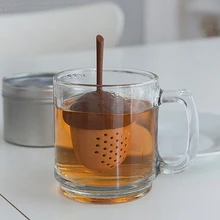 Фильтр для чая в форме шишки силиконовый ситечко для чая термостойкий ситечко для заварки чая фильтр для трав специй диффузор чайный горшок инструменты