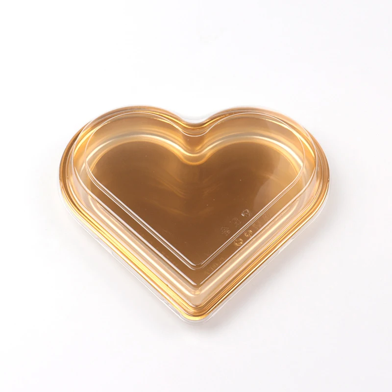 Heart-shaped Sushi Box Sashimi Platter Disposable Takeaway Box Food Delivery Container Food Grade PS Salad Bowl Fast Tray
