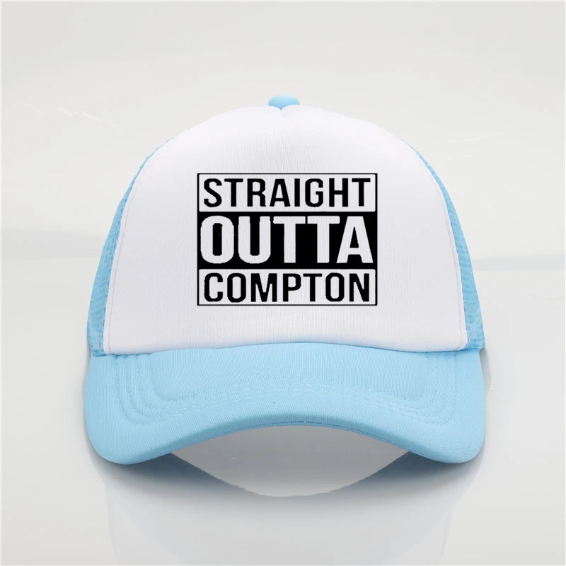 Модная шапка с сеткой Compton печать бейсбольная кепка для мужчин и wo мужская летняя трендовая Кепка новая молодежная Джокер Солнцезащитная шляпа пляжный козырек шляпа
