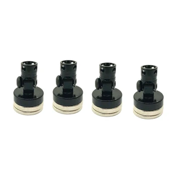 

4Pcs Alloy netic Stealth Invisible Body Post Mount Contact Shell Column for 1/10 Rc Drift Car Traxxas Hsp Sakura Redcat Black
