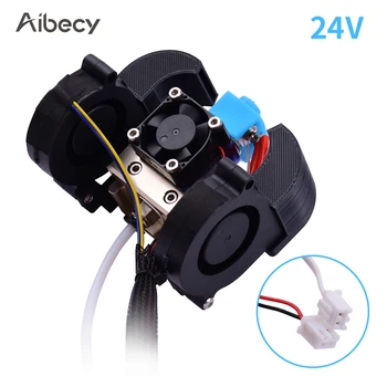 

Aibecy 0.4mm Nozzle Cooling Fan Ender Full Assembled Extruder Hotend Kit with Aluminum Heating Block for Ender 3 Pro 3D Printer