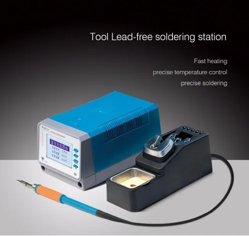 

75W EU Plug TOOL T12-11 Digital Lead Free Soldering Station Iron Temperature Control Welding iron for BGA Rework