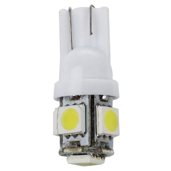 

20PCS T10 White 168 194 501 W5W 5 SMD LED Car Side Wedge Light Lamp Bulb DC 12V-Dropship