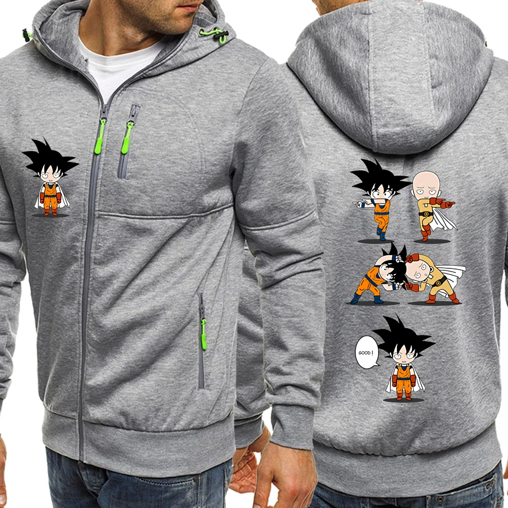 ONE PUNCH MAN Hoodies Men Dragon Ball Japanese Anime Sweatshirt Male Funny Streetwear Mens Hoodie Jacket Sportswear Hoody