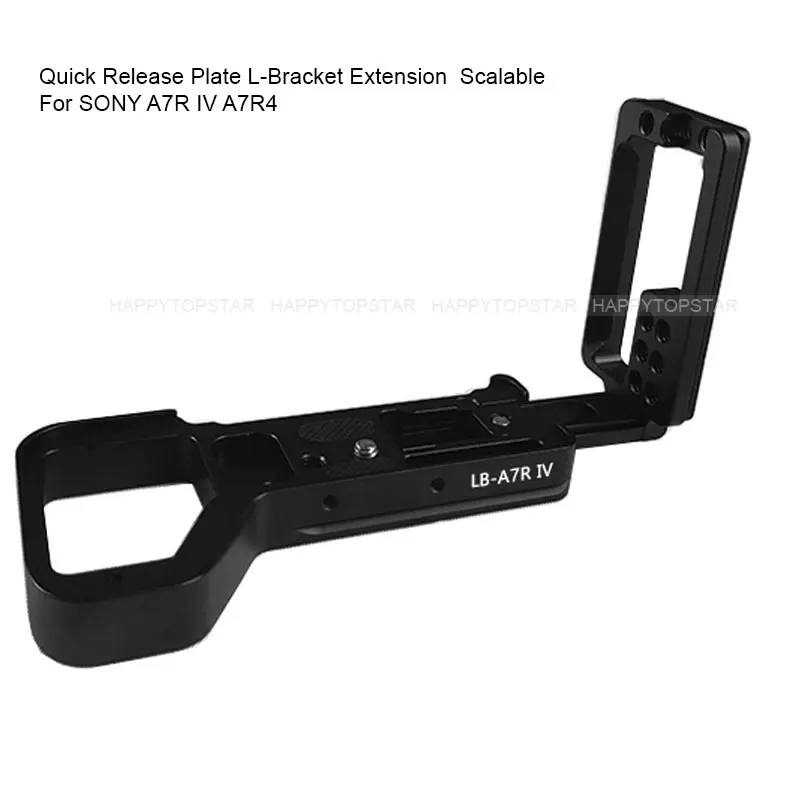 Quick Release Plate L Bracket Vertical Camera Extension Scalable for Sony a7RIV a7 R IV ILCE-7RM4 A7RM4 Arca Swiss RRS Markins