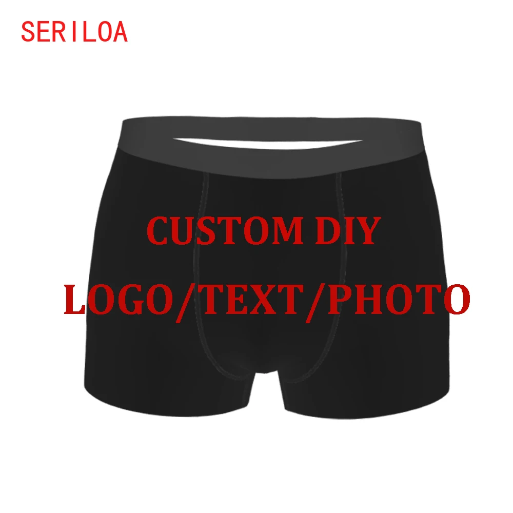 custom face boxer briefs Man Underwear Custom Picture Logo Image Men Boxer Pants Breathable Comfortable Underpants 3D Print Custom Design