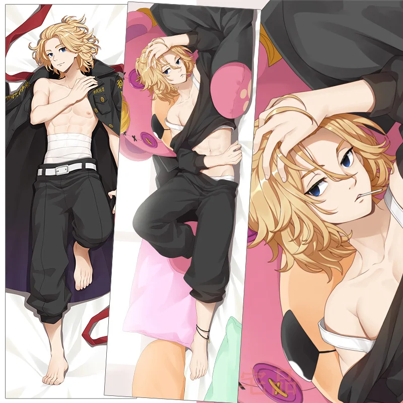 Anime Tokyo Revengers Mikey Manjiro Sano Cosplay Dakimakura Pillow Case  Hugging Body Cartoon Accessories - Mascot - AliExpress