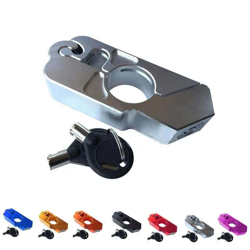 

Universal Motorcycle Handle Bar Grips Locks Security Lever Handlebar Throttle Lock Brake Lock for Dirt Bikes Scooters