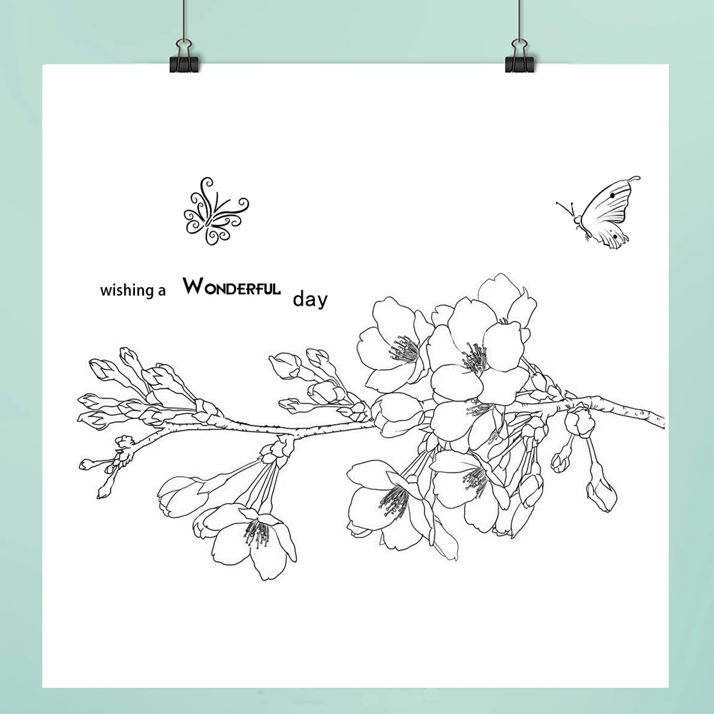 rubber stamp A day as beautiful as today...