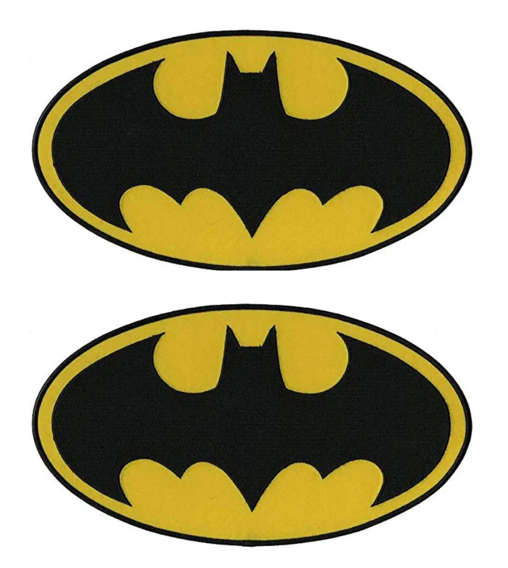 

Tactical Dark Knight Batman DC Comics Movie Classic Superhero Batman Logo Applique Patches Hook and Loop Military Batman Badges