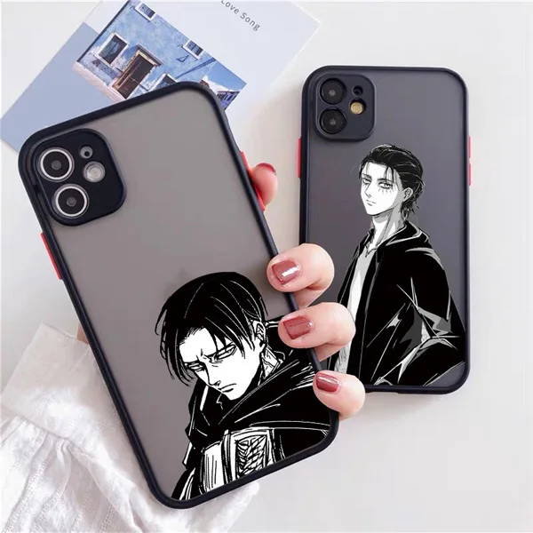 Anime Japanese Allen Attack On Titan Phone Case For Iphone 14 12 13Mini 11 Pro XS MAX 8 7 6Plus X SE20 XR Hard Fundas Coque Case