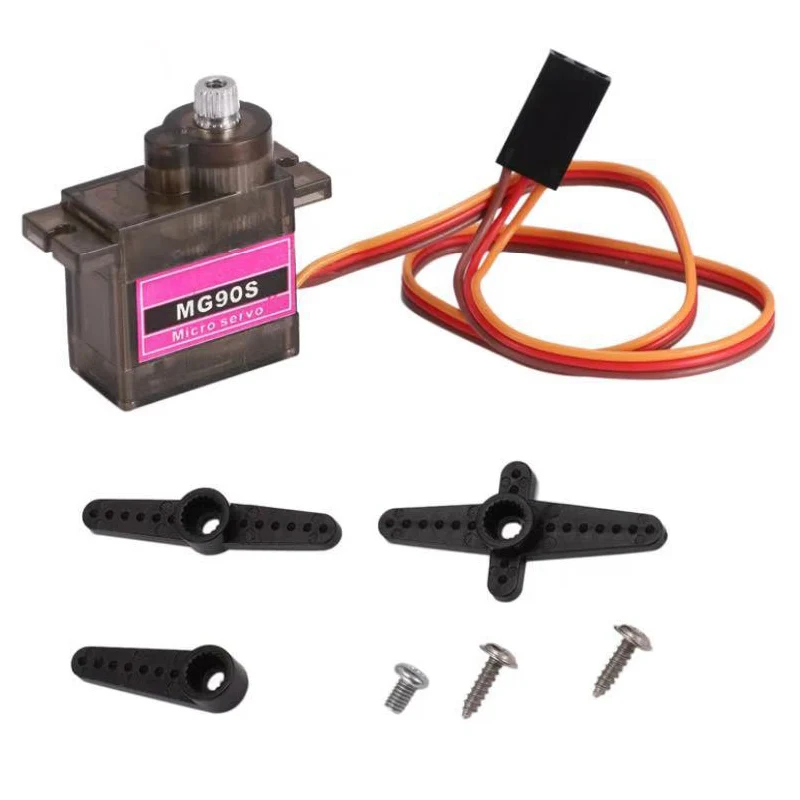 5/10/20PCS MG90S Metal Gear RC Micro Servo 180°/360° 13.4g Motor for RC Helicopter Car Boat Model Toy Control 2