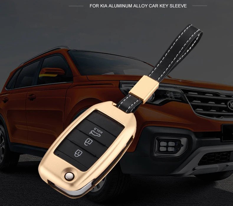 Автомобильный выдвижной ключ чехол для Kia KX3 Автомобильная вставка ключ зажигания аксессуары для автомобиля Стайлинг Защита с цепочкой