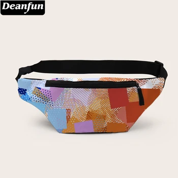 

Deanfun Colorful Waist Bag Waterproof Women Fashion Bum Bag Travel Unisex Fanny Pack D18053