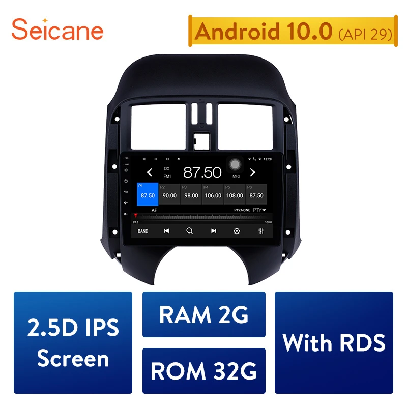 Автомобильный GPS навигатор Seicane для Nissan Old Sunny 2011 2012 2013 Android 10 0 4 ядра поддержка DVR ТВ