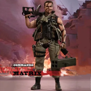 

For Collection 1/6 Hot Toys MMS276 Commando Devil Commander John Arnold John Matrix Arnold Schwarzenegger Full Set Action Figure