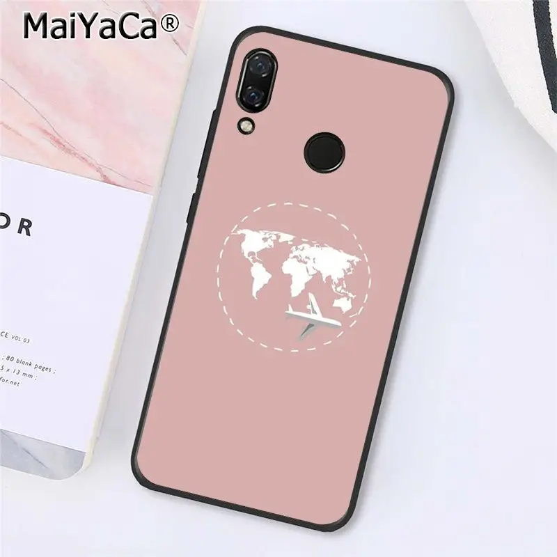 MaiYaCa Любовь Путешествия розовый бумажный самолет чехол для телефона Xiaomi Redmi4X 6A S2 Go Redmi 5 5Plus Note4 Note5 7 Note6Pro