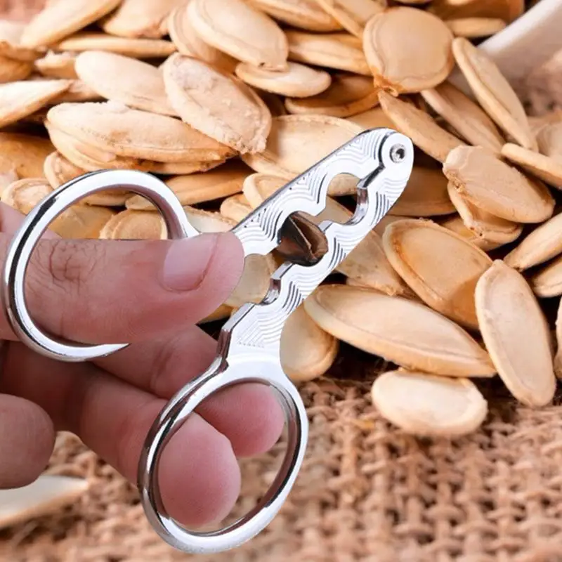 Сплав семян дыни открывалка зажим Щелкунчик практичный Подсолнух Cracker щипцы