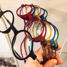 Модные трендовые Висячие очки для чтения с круглой оправой, высококачественные линзы из смолы, очки для дальнозоркости, мужские, женские, черные, красные 150