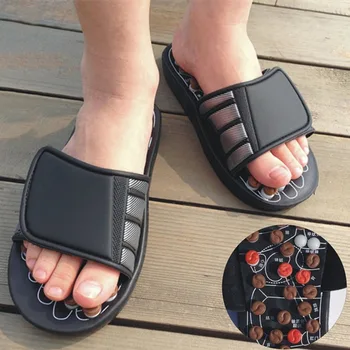 

New Massage Shoe Sandal Reflex Massage Slippers Acupuncture Foot Healthy Massager Shoe Rotating gossip Dot prickly