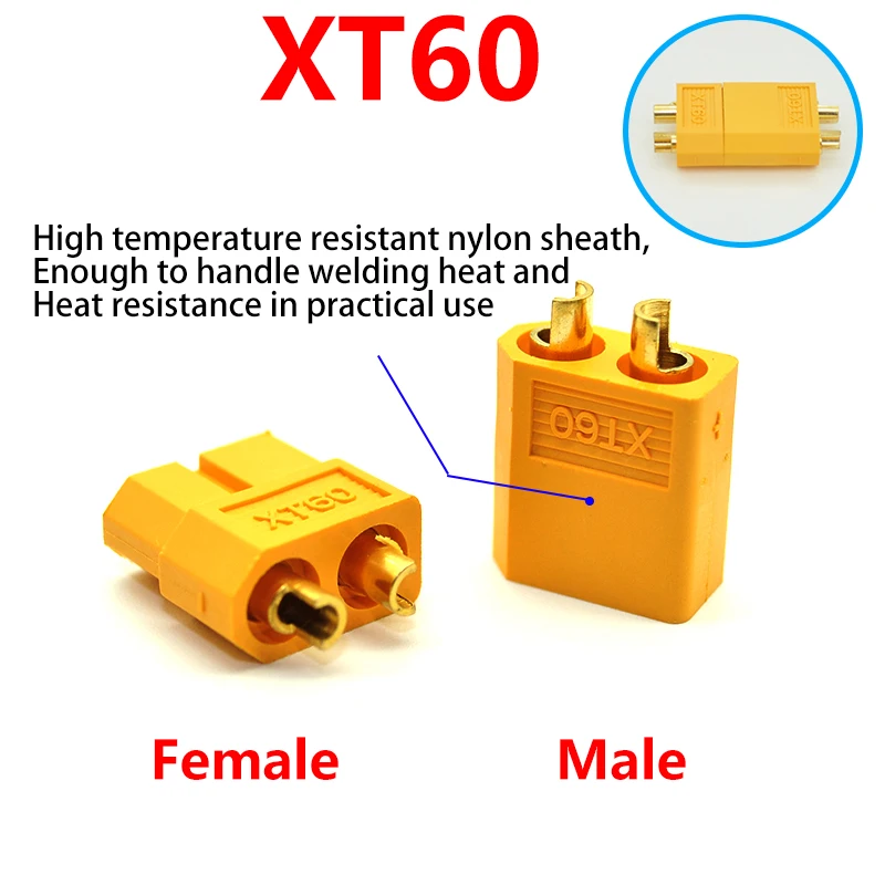 Wire Connector 5/10/30 Pairs XT60 XT60H XT90 EC2 EC3 EC5 T Plug Battery Connector Set Male Female Gold Plated Banana Plug for RC Parts