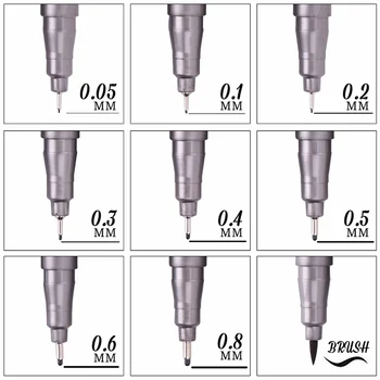 

Professional Art Marker Fine Liner Brush Pen Manga Graffiti Sketching Markers For Drawing Stationery Office School Supplies