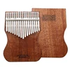 GECKO Kalimba 17 Keys Full veneer solid Mahogany Body,with Instruction and Tune Hammer, Portable Thumb Piano C/B Tone K17MAP ► Photo 2/6