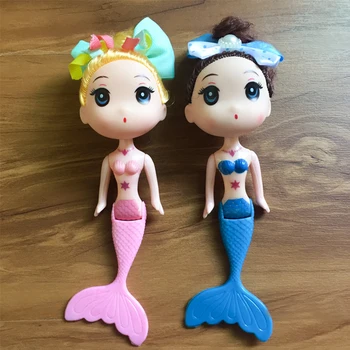 

Hot 17cm Mermaid Cake Plugin Anime Figure Dolls Toy Cartoon Action Figure Toys Collections Gifts For Children