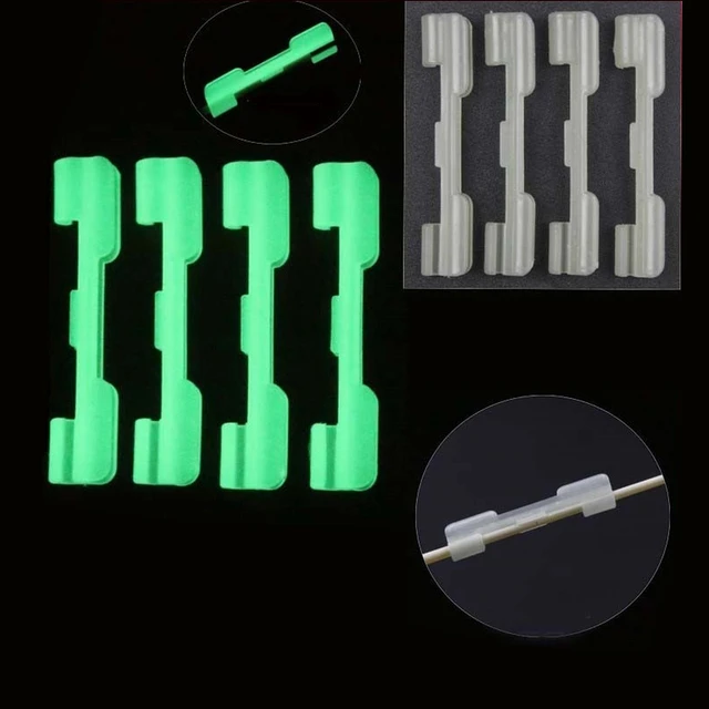 10-pieces Luminous Fishing Lightstick Clip Glow Stick Holder Night Fishing  Accessories Fishing Light Clip for Rod Tip B461 - AliExpress